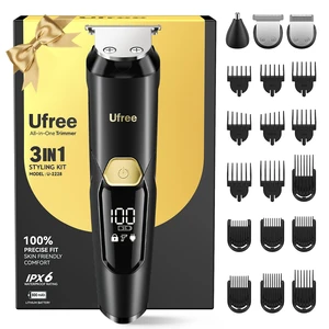 3-in-1 Beard Trimmer for Men, IPX6 Waterproof Electric Razor | Gifts for men, Beard, Nose, Hair, Stainless Steel Blades, USB-C Charge, 120-Min Usage, 8000 RPM, Wet and Dry, Travel Lock 3-in-1 Beard Trimmer for Men, IPX6 Waterproof Electric Razor | Gifts for men, Beard, Nose, Hair, Stainless Steel Blades, USB-C Charge, 120-Min Usage, 8000 RPM, Wet and Dry, Travel Lock