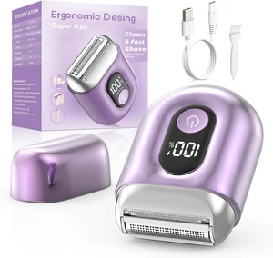 Cordless Electric Shaver for Women: Mini Electric Razors with LED Display - Rechargeable Bikini Trimmer - IPX7 Waterproof Wet Dry Face Razor for Body Pubic Leg Cordless Electric Shaver for Women: Mini Electric Razors with LED Display - Rechargeable Bikini Trimmer - IPX7 Waterproof Wet Dry Face Razor for Body Pubic Leg
