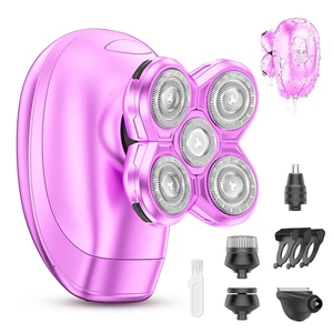 Electric Razors for Women, Waterproof Wet/Dry Womens Electric Razor, Replacement Heads Womens Face Shavers for Legs, Arms, Bikini, Lips, Underarms (Purple) Electric Razors for Women, Waterproof Wet/Dry Womens Electric Razor, Replacement Heads Womens Face Shavers for Legs, Arms, Bikini, Lips, Underarms (Purple)