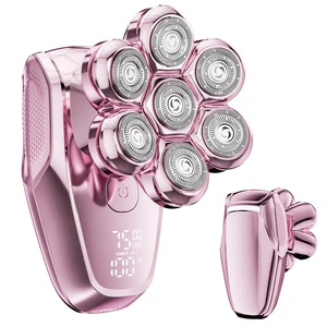 Electric Razors for Women - 7D Electric Shaver for Women, IPX8 Waterproof with USB-C Fast Charge, LED Display, 2 Speeds & Magnetic Heads,Pink Champagne Electric Razors for Women - 7D Electric Shaver for Women, IPX8 Waterproof with USB-C Fast Charge, LED Display, 2 Speeds & Magnetic Heads,Pink Champagne