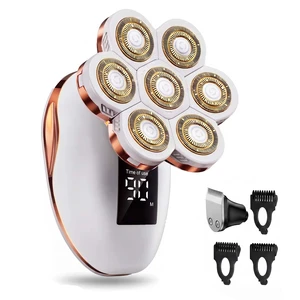 Electric Razors for Women - 7D Rotary Shaver for Waterproof | 2-in-1 Trimmer & Razor, Travel Lock, LED Display, Type-C Charging, Razors for Women, Shaver for Legs Electric Razors for Women - 7D Rotary Shaver for Waterproof | 2-in-1 Trimmer & Razor, Travel Lock, LED Display, Type-C Charging, Razors for Women, Shaver for Legs