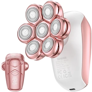 Electric Razors for Women Legs: 7D Floating Head Electric Shaver - IPX7 Waterproof Wet Dry Hair Remover - LED Display & Travel Lock for Body Face Bikini Electric Razors for Women Legs: 7D Floating Head Electric Shaver - IPX7 Waterproof Wet Dry Hair Remover - LED Display & Travel Lock for Body Face Bikini