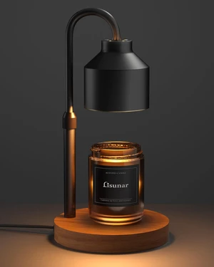 Electric Candle Warmer Lamp Black, Candle Lamp Warmer with Timer, Wax Warmer Lamp for Jar Candles, Adjustable Height Candle Light Warmer with 2 Bulbs Electric Candle Warmer Lamp Black, Candle Lamp Warmer with Timer, Wax Warmer Lamp for Jar Candles, Adjustable Height Candle Light Warmer with 2 Bulbs