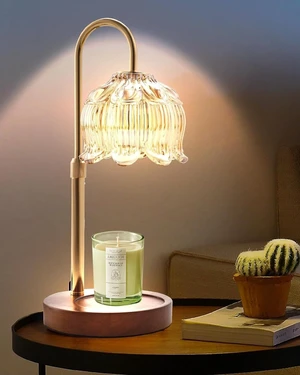 Fragrance Candle Warmer Lamp with 2 Bulbs Electric Candle Warmer with Timer & Dimmer for Home Decor Fragrance Candle Warmer Lamp with 2 Bulbs Electric Candle Warmer with Timer & Dimmer for Home Decor