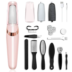 Electric Foot Callus Remover Waterproof,16 in1 Callus Remover for Feet | Rechargeable Foot File Pedicure Kits with 2 Rollers 2 Speed , foot callus remover for Dead Hard Cracked Dry Skin Electric Foot Callus Remover Waterproof,16 in1 Callus Remover for Feet | Rechargeable Foot File Pedicure Kits with 2 Rollers 2 Speed , foot callus remover for Dead Hard Cracked Dry Skin