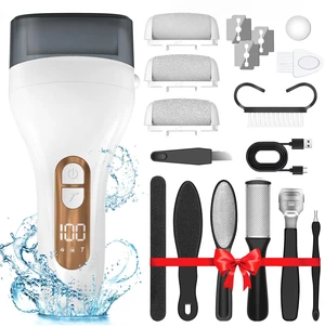 Electric Callus Remover for Feet,Professional Pedicure Kit Rechargeable Foot File Hard Skin Remover for Cracked Heels &Dead Skin,with 3 Roller Heads 2 Speed(White N9) Electric Callus Remover for Feet,Professional Pedicure Kit Rechargeable Foot File Hard Skin Remover for Cracked Heels &Dead Skin,with 3 Roller Heads 2 Speed(White N9)
