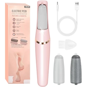 Electric Callus Removers for Feet,2Speed Electric Foot Callus Remover Pedicure Kits Rechargeable with 2 Washable Roller Heads,Removes Dry Skin for Smoother Feet, Foot Care for Dead Skin Ideal Gift Electric Callus Removers for Feet,2Speed Electric Foot Callus Remover Pedicure Kits Rechargeable with 2 Washable Roller Heads,Removes Dry Skin for Smoother Feet, Foot Care for Dead Skin Ideal Gift