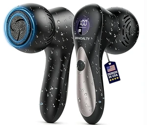 Rechargeable Electric Callus Remover for Feet with Vacuum, Pumice Stone Foot File for 100% Full Foot Care Coverage, 2-Speed & 3 Grinding Heads, Ideal Gift for Dead, Hard Cracked Dry Skin, Black Rechargeable Electric Callus Remover for Feet with Vacuum, Pumice Stone Foot File for 100% Full Foot Care Coverage, 2-Speed & 3 Grinding Heads, Ideal Gift for Dead, Hard Cracked Dry Skin, Black
