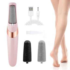 Rechargeable Electric Callus Remover for Feet, 2 Gears Foot Callus Remover with 2 Replaceable Rollers, Portable Foot File Callus Remover for Smooth Heels at Home or Travel (Pink) Rechargeable Electric Callus Remover for Feet, 2 Gears Foot Callus Remover with 2 Replaceable Rollers, Portable Foot File Callus Remover for Smooth Heels at Home or Travel (Pink)
