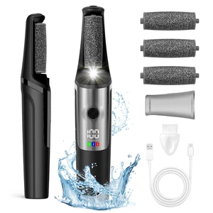 Electric Callus Removers for Feet, Smooth Pedicure Wand Rechargeable Electric Foot File,Professional Pedicure Tools for Dry, Dead, Cracked, Hard Skin, At Home Feet Spa Care Kit for Men & Women Electric Callus Removers for Feet, Smooth Pedicure Wand Rechargeable Electric Foot File,Professional Pedicure Tools for Dry, Dead, Cracked, Hard Skin, At Home Feet Spa Care Kit for Men & Women