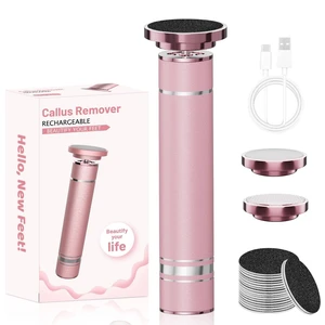 Electric Foot File Callus Remover, Professional Pedicure Tools for Feet | Rechargeable, Replaceable Grinding Heads, Adjustable Speed Heel Scraper for Cracked Heels, Dry and Wet Use for Dry Dead Skin Electric Foot File Callus Remover, Professional Pedicure Tools for Feet | Rechargeable, Replaceable Grinding Heads, Adjustable Speed Heel Scraper for Cracked Heels, Dry and Wet Use for Dry Dead Skin
