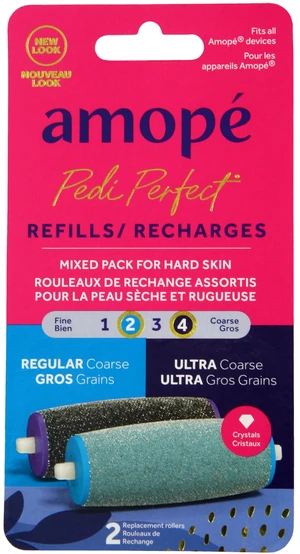 Pedi Perfect Electric Callus Remover Foot File Roller Head Refills, with Diamond Crystals, Removes Hard & Dead Skin, Mixed Pack for Hard Skin, 1 Regular Coarse & 1 Ultra Coarse Refill 2 Count Pedi Perfect Electric Callus Remover Foot File Roller Head Refills, with Diamond Crystals, Removes Hard & Dead Skin, Mixed Pack for Hard Skin, 1 Regular Coarse & 1 Ultra Coarse Refill 2 Count
