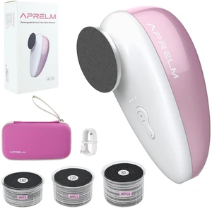 Rechargeable Electric Foot Callus Remover with 3-Sizes 120Pcs Sandpapers, Professional 1000RPM Electric Foot File with Organizer, Pedicure Tools Gifts for Women Men (E5 Pink-White) Rechargeable Electric Foot Callus Remover with 3-Sizes 120Pcs Sandpapers, Professional 1000RPM Electric Foot File with Organizer, Pedicure Tools Gifts for Women Men (E5 Pink-White)
