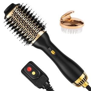 4-in-1 Hot Air Brush with Oval Barrel - Salon-Grade Styling Tool for All Hair Types 4-in-1 Hot Air Brush with Oval Barrel - Salon-Grade Styling Tool for All Hair Types