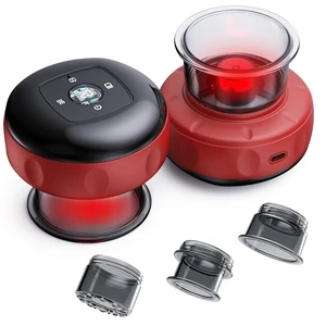 2Pack 7-in-1 Electric Cupping Set, 12 Levels Cupping Kit Massage for Targeted Pain Relief, Knots, Aches, Muscle Soreness (Red&Red) 2Pack 7-in-1 Electric Cupping Set, 12 Levels Cupping Kit Massage for Targeted Pain Relief, Knots, Aches, Muscle Soreness (Red&Red)