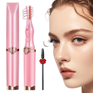 Heated Eyelash Curler, 2-in-1 Clip-Type Design, 3 Temperature Modes, USB Rechargeable Electric Eyelash Curler, Natural Curling 24H Long-Lasting Curl, Gift for Women & Girls, Light Pink GU-1 Heated Eyelash Curler, 2-in-1 Clip-Type Design, 3 Temperature Modes, USB Rechargeable Electric Eyelash Curler, Natural Curling 24H Long-Lasting Curl, Gift for Women & Girls, Light Pink GU-1