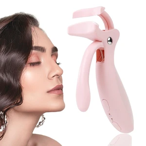 Heated Eyelash Curler for Women, 2 Temperature Electric Lash Curler | 8s Fast Heating,24H Long-Lasting,Color-Changing Silicone Pad,Rechargeable USB-C Travel Eyelash Curler,All Lash Types Heated Eyelash Curler for Women, 2 Temperature Electric Lash Curler | 8s Fast Heating,24H Long-Lasting,Color-Changing Silicone Pad,Rechargeable USB-C Travel Eyelash Curler,All Lash Types