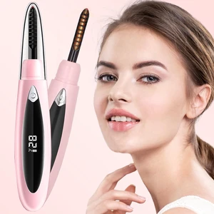 Heated Eyelash Curlers - Heated Lash Curler Rechargeable Eyelash Curler 24 Hours Long-Lasting Natural, Electric Eye Lash Curler Heating with 3 Temp Settings Makeup for Girls,Pink Heated Eyelash Curlers - Heated Lash Curler Rechargeable Eyelash Curler 24 Hours Long-Lasting Natural, Electric Eye Lash Curler Heating with 3 Temp Settings Makeup for Girls,Pink