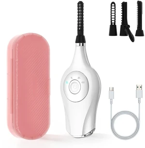 Heated Eyelash Curler, 3 in 1 Heated Lash Curlers Electric Lash Curler Eyelash Curlers Heated for Women, 3 Heat Modes Makeup Tools with USB-C Rechargeable, 24H Curl Heated Eyelash Curler, 3 in 1 Heated Lash Curlers Electric Lash Curler Eyelash Curlers Heated for Women, 3 Heat Modes Makeup Tools with USB-C Rechargeable, 24H Curl