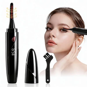 Heated Eyelash Curlers,Mini Lash Curler with 4 Heat Settings,LED Display, Fast Heat Up Within 10s,Rechargeable Electric Eye Lash Curler for Women,Travel Eyelash Curler Tool Heated Eyelash Curlers,Mini Lash Curler with 4 Heat Settings,LED Display, Fast Heat Up Within 10s,Rechargeable Electric Eye Lash Curler for Women,Travel Eyelash Curler Tool