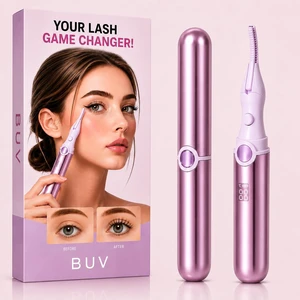 Heated Eyelash Curler - 2 in 1 Clip-Type Eyelash Curlers - Electric Eyelash Curler Rechargeable for 24H Long Lasting, 8S Fast Heating, 4 Heating Modes, Makeup Tool Gifts for Women Girls, Rose Purple Heated Eyelash Curler - 2 in 1 Clip-Type Eyelash Curlers - Electric Eyelash Curler Rechargeable for 24H Long Lasting, 8S Fast Heating, 4 Heating Modes, Makeup Tool Gifts for Women Girls, Rose Purple