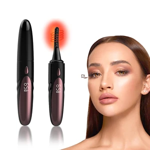 Electric Heated Eyelash Curler - USB Rechargeable with Fast 10s Heat-Up, 24-Hour Long-Lasting Hold, 4 Adjustable Heating Modes & LED Display - Essential Makeup Tool for Perfect Lashes (Black) Electric Heated Eyelash Curler - USB Rechargeable with Fast 10s Heat-Up, 24-Hour Long-Lasting Hold, 4 Adjustable Heating Modes & LED Display - Essential Makeup Tool for Perfect Lashes (Black)