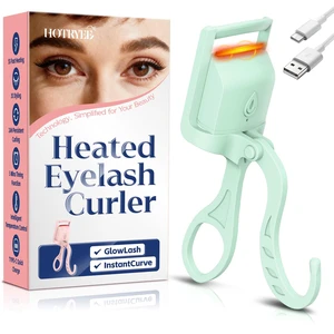 Heated Eyelash Curler,24H Long-Lasting Curls &Safe Anti-Burn,Green | Electric Eyelash Curlers with Silicone Pad,5s Fast Heating, Type-C Quick Charge, Intelligent Temp Control Heated Eyelash Curler,24H Long-Lasting Curls &Safe Anti-Burn,Green | Electric Eyelash Curlers with Silicone Pad,5s Fast Heating, Type-C Quick Charge, Intelligent Temp Control