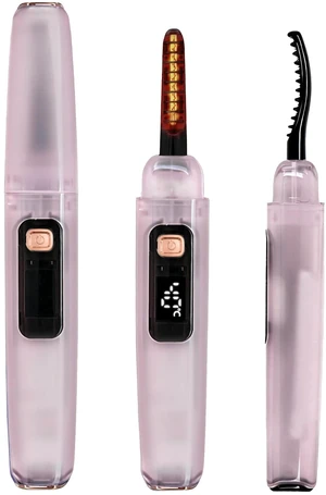 Heated Eyelash Curler, Eye Lash Curler Heated for Women's Lift Misty Pink USB-C Rechargeable Electric Eyelash Curler, 6 Temp Settings, Fast Heat, Safe Design, Travel Curler & Daily Use Rose Accent Heated Eyelash Curler, Eye Lash Curler Heated for Women's Lift Misty Pink USB-C Rechargeable Electric Eyelash Curler, 6 Temp Settings, Fast Heat, Safe Design, Travel Curler & Daily Use Rose Accent
