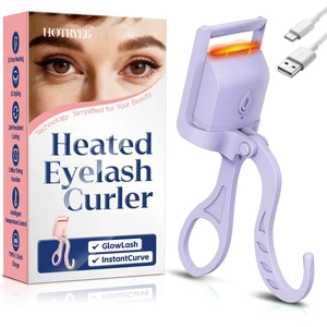 Heated Eyelash Curler,24H Long-Lasting Curls &Safe Anti-Burn,Purple | Electric Eyelash Curlers with Silicone Pad,5s Fast Heating, Type-C Quick Charge, Intelligent Temp Control Heated Eyelash Curler,24H Long-Lasting Curls &Safe Anti-Burn,Purple | Electric Eyelash Curlers with Silicone Pad,5s Fast Heating, Type-C Quick Charge, Intelligent Temp Control