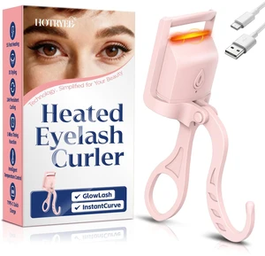 Heated Eyelash Curler,24H Long-Lasting Curls &Safe Anti-Burn (Pink) | Electric Eyelash Curlers with Silicone Pad,5s Fast Heating, Type-C Quick Charge, Intelligent Temp Control Heated Eyelash Curler,24H Long-Lasting Curls &Safe Anti-Burn (Pink) | Electric Eyelash Curlers with Silicone Pad,5s Fast Heating, Type-C Quick Charge, Intelligent Temp Control