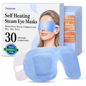 30 Pack Self-Heating Steam Eye Masks for Dry Eyes: Moist Heat Warm Compress | Stye Fast Relief & Digital Eye Strain, FSA Eligible HSA Disposable Heated Eye Mask, Unscented Travel Ready 30 Pack Self-Heating Steam Eye Masks for Dry Eyes: Moist Heat Warm Compress | Stye Fast Relief & Digital Eye Strain, FSA Eligible HSA Disposable Heated Eye Mask, Unscented Travel Ready