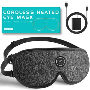 Heated Eye Mask for Dry Eyes Cordless Rechargeable 4 Temp Settings | 2500mAh cordless 4 temp settings 85-155°F 4 auto timers 20-50min off block light adjustable washable cotton cover Heated Eye Mask for Dry Eyes Cordless Rechargeable 4 Temp Settings | 2500mAh cordless 4 temp settings 85-155°F 4 auto timers 20-50min off block light adjustable washable cotton cover