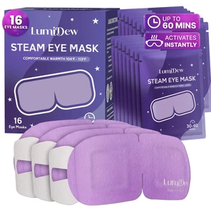 Steam Eye Mask, Self Heating Heated Eye Mask for Sleep, Warm Compress for Eyes, Moist Heat for Dry Eye Relief, Stye Eye Treatment, Spa, Travel Essentials, Unscented 16 Pack Steam Eye Mask, Self Heating Heated Eye Mask for Sleep, Warm Compress for Eyes, Moist Heat for Dry Eye Relief, Stye Eye Treatment, Spa, Travel Essentials, Unscented 16 Pack