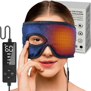 Electric Stye Eye Compress Heating Pad for Stye Eye Treatment with Eye Hole, Moist Heat for Stye Chalazion Blepharitis Relief for Left/Right Eye Irritation Electric Stye Eye Compress Heating Pad for Stye Eye Treatment with Eye Hole, Moist Heat for Stye Chalazion Blepharitis Relief for Left/Right Eye Irritation