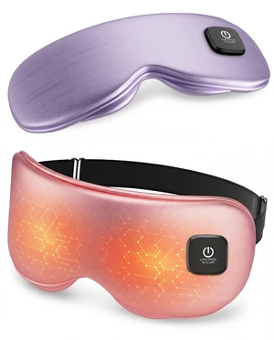 Cordless Rechargeable Heated Eye Mask for Dry Eye with 2 Replaceable Shells | 3 Heat Levels, 1000mAh Rechargeable, Eye Relief, Improved Sleep, Eye Heating Pad for Travel, Pink Cordless Rechargeable Heated Eye Mask for Dry Eye with 2 Replaceable Shells | 3 Heat Levels, 1000mAh Rechargeable, Eye Relief, Improved Sleep, Eye Heating Pad for Travel, Pink
