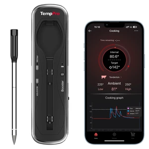 TempSpike 500ft Wireless Meat Thermometer with Upgraded Meat Probe | Bluetooth Meat Thermometer for Cooking Kitchen Oven Smoker, Rechargeable Wireless Thermometer for Backyard Grill BBQ Gifts TempSpike 500ft Wireless Meat Thermometer with Upgraded Meat Probe | Bluetooth Meat Thermometer for Cooking Kitchen Oven Smoker, Rechargeable Wireless Thermometer for Backyard Grill BBQ Gifts