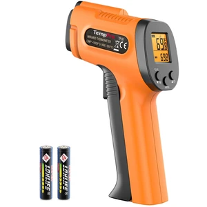 TempScan Infrared Thermometer Gun for Pizza Oven Griddle HVAC | Temperature Gun with Adjustable Emissivity, Infrared Thermometer for Cooking BBQ Meat Engine, Temp Gun with -58~1022°F TempScan Infrared Thermometer Gun for Pizza Oven Griddle HVAC | Temperature Gun with Adjustable Emissivity, Infrared Thermometer for Cooking BBQ Meat Engine, Temp Gun with -58~1022°F