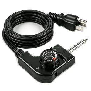 Universal Adjustable Thermostat Probe Cord, 15A/125V | Replacement Power Cord, Compatible with Smokers, Electric Griddles, Fryers, Enhanced Cooking Control Universal Adjustable Thermostat Probe Cord, 15A/125V | Replacement Power Cord, Compatible with Smokers, Electric Griddles, Fryers, Enhanced Cooking Control