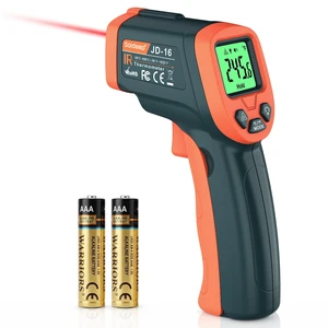 Infrared Thermometer Laser Temperature Gun, Adjustable Emissivity | Digital infrared temp gun for Engine, BBQ, Pizza, oven, candy, grilling, baking, HVAC, automotive Infrared Thermometer Laser Temperature Gun, Adjustable Emissivity | Digital infrared temp gun for Engine, BBQ, Pizza, oven, candy, grilling, baking, HVAC, automotive