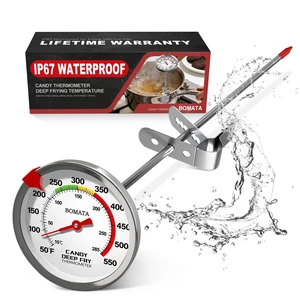 Candy Thermometer with Pot Clip, Waterproof Deep Fry Oil Thermometer | IP67 Waterproof, Hands-Free Use, 2.5" Display NSF Certified, for Cooking, Food, Turkey, BBQ, Grill... Mth400 Candy Thermometer with Pot Clip, Waterproof Deep Fry Oil Thermometer | IP67 Waterproof, Hands-Free Use, 2.5" Display NSF Certified, for Cooking, Food, Turkey, BBQ, Grill... Mth400
