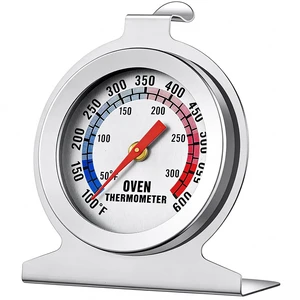 Oven Thermometer for Gas & Electric Ovens, 100°F-600°F | Precision Mechanical Thermometer with Hanging Hook & Stand, Perfect Inside Oven Thermometer for Baking, Grilling, Air Fryers Oven Thermometer for Gas & Electric Ovens, 100°F-600°F | Precision Mechanical Thermometer with Hanging Hook & Stand, Perfect Inside Oven Thermometer for Baking, Grilling, Air Fryers