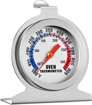 in Oven Thermometer for Grill Smoker BBQ 50-300°C/100-600°F, Instant Read Precision Stainless Steel Electric/Gas Oven Thermometers, Analog Thermometer Gauge for Kitchen Cooking Baking in Oven Thermometer for Grill Smoker BBQ 50-300°C/100-600°F, Instant Read Precision Stainless Steel Electric/Gas Oven Thermometers, Analog Thermometer Gauge for Kitchen Cooking Baking