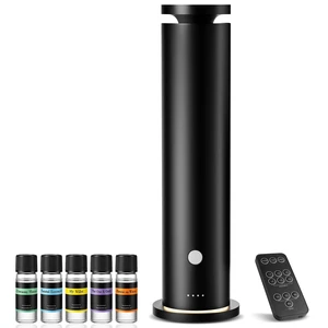 Waterless Diffuser with 5 Essential Oils Set, Hotel Collection Scent Diffuser Up to 1500 Sq.Ft, Diffuser with Remote Control, Timer & Ambient Light, Oil Diffusers for Home Office Hotel SPA Waterless Diffuser with 5 Essential Oils Set, Hotel Collection Scent Diffuser Up to 1500 Sq.Ft, Diffuser with Remote Control, Timer & Ambient Light, Oil Diffusers for Home Office Hotel SPA