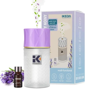 Lavender Cool Mist Humidifier, 8.45 fl oz Aroma Diffuser | Adjustable Mode, USB Rechargeable, Negative Ion Generator, Auto-Off, 3-IN-1 Oil Diffusers for Bedroom Car Office Automotive Lavender Cool Mist Humidifier, 8.45 fl oz Aroma Diffuser | Adjustable Mode, USB Rechargeable, Negative Ion Generator, Auto-Off, 3-IN-1 Oil Diffusers for Bedroom Car Office Automotive