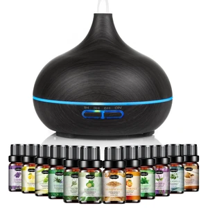 Essential Oil Diffuser for Home 500ML | Aromatherapy Diffuser Humidifier with 12 Essential Oils, 7 Color LED Lights, Quiet Cool Mist Diffuser for Bedroom, Office Essential Oil Diffuser for Home 500ML | Aromatherapy Diffuser Humidifier with 12 Essential Oils, 7 Color LED Lights, Quiet Cool Mist Diffuser for Bedroom, Office