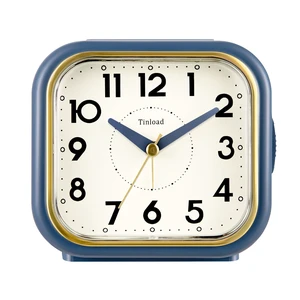 4.3" Vintage Retro Analog Alarm Clock, Super Silent Non Ticking Clock with Manual Light, Snooze, Battery Operated, Simply Design, for Living Room, Bedroom, Bedside, Desk(Blue-V2) 4.3" Vintage Retro Analog Alarm Clock, Super Silent Non Ticking Clock with Manual Light, Snooze, Battery Operated, Simply Design, for Living Room, Bedroom, Bedside, Desk(Blue-V2)