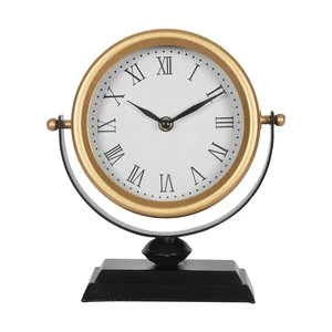 Vintage Table Clock Silent Mantel Gold Analog 8.3×9.1in | Retro gold analog desk decor Silent non-ticking Battery operated Fits living room bedroom office shelf farmhouse mantel Vintage Table Clock Silent Mantel Gold Analog 8.3×9.1in | Retro gold analog desk decor Silent non-ticking Battery operated Fits living room bedroom office shelf farmhouse mantel