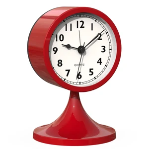 ® 3" Analog Alarm Clock, Retro Small Clock, Desk Clock for Bathroom | Cute Battery Operated Table Clock with Silent Movement and Light for Bedroom, Bedside, Living Room Decor and Shelf (Rose Red) ® 3" Analog Alarm Clock, Retro Small Clock, Desk Clock for Bathroom | Cute Battery Operated Table Clock with Silent Movement and Light for Bedroom, Bedside, Living Room Decor and Shelf (Rose Red)