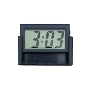 Small Digital ClockPortable Travel ClockClassroom Bedroom Bathroom Glass Car Motorcycle Dashboard Mini Clock Battery Operated Self Adhesive (1, Black) Small Digital ClockPortable Travel ClockClassroom Bedroom Bathroom Glass Car Motorcycle Dashboard Mini Clock Battery Operated Self Adhesive (1, Black)