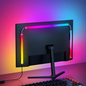 G100 LED Monitor Backlights for PC & Mac, LED Strip Lights that Sync with Screen Color or Music, Computer Light Bar Behind Monitor, LEDs for Desk Gaming, USB Port, Software Control, 27 in G100 LED Monitor Backlights for PC & Mac, LED Strip Lights that Sync with Screen Color or Music, Computer Light Bar Behind Monitor, LEDs for Desk Gaming, USB Port, Software Control, 27 in